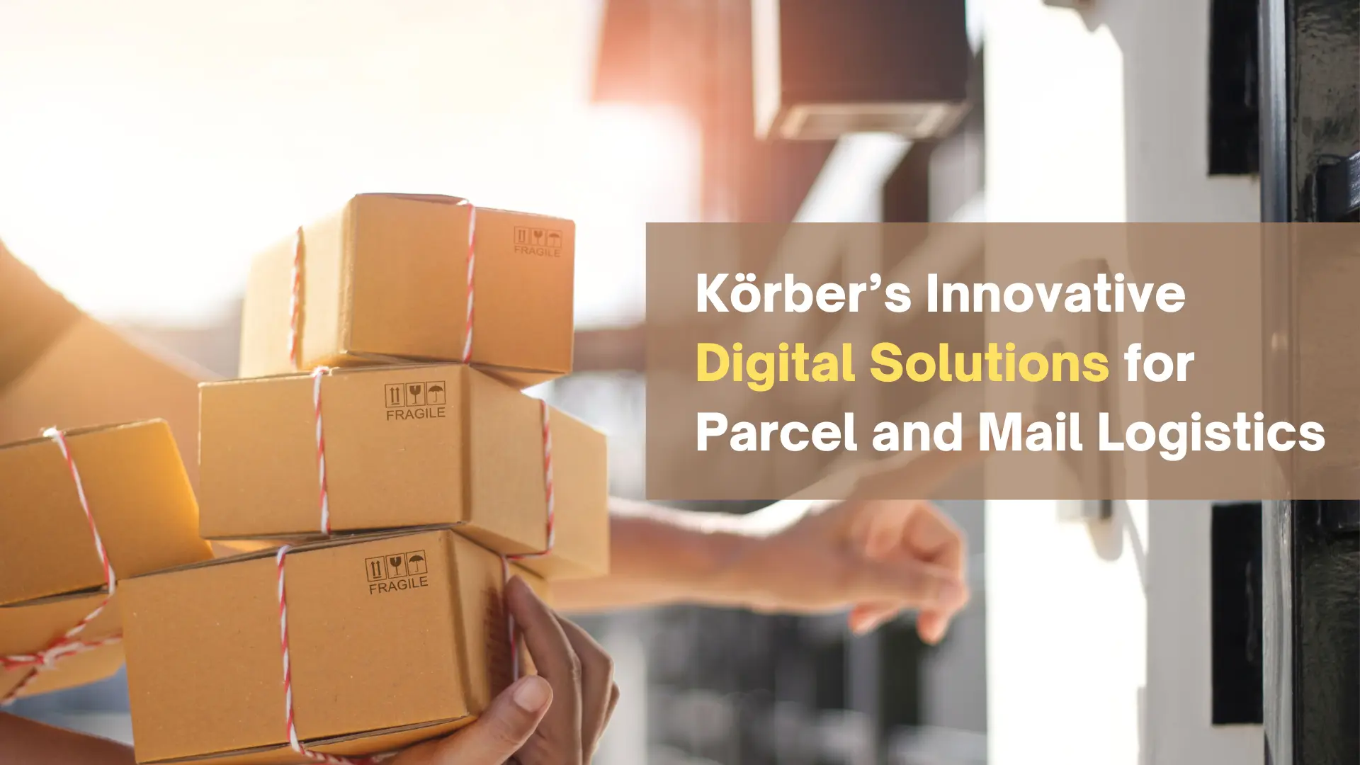 Digital Solutions in parcel & distributions